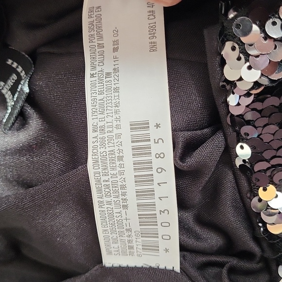 Forever 21 Black and Silver Sequin Skirt - Picture 8 of 9